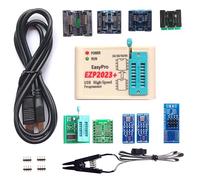 EZP2023 Programmer USB SPI 9 Adapters EZP2019 Upgraded Chip Writer Reader IC Test Clip 24 25 93 95 EEPROM Flash Bios Minipro Socket