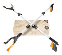 Ezpik 36" Litter Pickers Helping Hand Grabbers for Disabled - Telescopic Helpful Gadgets with Rotating Head for Mobility Aids - Extendable & Foldable Grabber Stick for Daily Living 91cm, 2- Pack