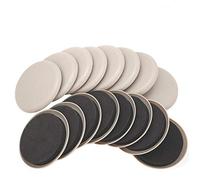 Ezprotekt Reusable Furniture Sliders and Gliders 3.5 Inch for Carpet Surfaces - Moving Heavy Furniture Quickly and Easily with Furniture Sliders 89mm Round (16 Pieces)