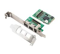 ezqnirk 1pcs Mini PCIE 2 port 1394B + 1 Port 1394A card Mini ITX External Firewire 800 IEEE 1394B Suitable for HD video capture card