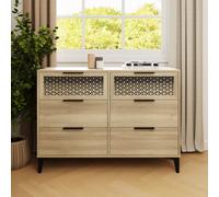 Ezra 3+3 Drawer Chest Of Drawers Oak