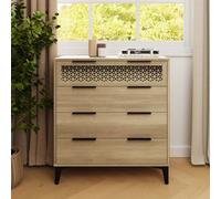 Ezra 4 Drawer Chest Of Drawers Oak
