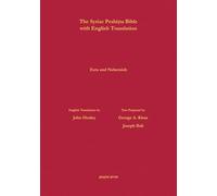 Ezra and Nehemiah According to the Syriac Peshitta Version with English Translation (Surath Kthob)