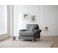 Ezra Armchair Manhattan Charcoal The Great Sofa Company Charcoal One Size