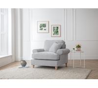 Ezra Armchair Manhattan Ice The Great Sofa Company Light Grey One Size