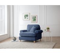 Ezra Armchair Manhattan Navy The Great Sofa Company Navy One Size