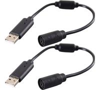 Ezranova 2 Pack USB Breakaway Cable,Compatible with Logitech G920,Xbox One Xbox 360 Xbox Series X/s PC,Fast Data Transmission,USB Breakaway Cord Adapter Replacement Accessory,Replacement Adapter