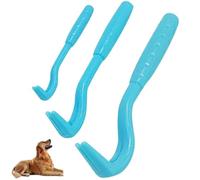 Ezranova 3 Pieces Tick Remover Tools for Dogs, Multifunctional Tick Remover Kit,Painlessly Tick Removal Tool for Dogs Cats and Humans Pets (Blue)