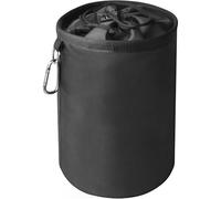 Ezranova Clothes Peg Bag with Hanging Hooks, Holds up to 100 Clothespins, Dirt-Proof Peg Bag for Fresh Laundry, Peg Basket Made of Tight Mesh Fabric, Peg Bag, Black
