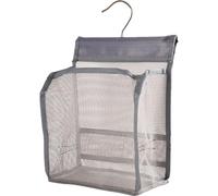 Ezranova Peg Bag,Peg Basket,Peg Bag for Washing Line with Hanger,Hanging PegBag Quick Dry,Mesh Shower Portable Shower Organizer,Easy Hanging Hook for Peg Storage, Ideal for Kitchen,and Outdoor Use