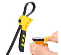 Ezranova Strap Wrench, 600Mm Adjustable Heavy Duty Rubber Plumbing Strap Wrench, for Jar Opener, Pipes, Plumbing, Shower Head, Water Filter, Oil Filter