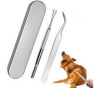 Ezranova Tick Remover Tools for Dogs, Tick Removal Tool, Stainless Steel Tick Remover Tool Set Complete Tool Kit for Humans, Cats & Dogs
