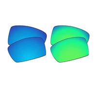 EZReplace Lenses Replacement Compatible with Maui Jim Canoes MJ208-65mm Sunglasses (Polarized Lenses) - Fits Maui Jim Canoes Frame (Spring Green)
