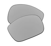 EZReplace Lenses Replacement Compatible with Von Zipper Elmore Sunglasses (Polarized Lenses) - Fits Von Zipper Elmore Frame (Metal Silver)