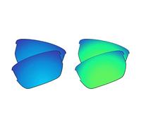 EZReplace Lenses Replacement Compatible with Wiley X Valor Sunglasses (Polarized Lenses) - Fits Wiley X Valor Frame (Ice Blue+Spring Green)