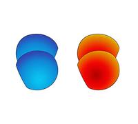 EZReplace Lenses Replacement for Oakley Clifden OO9440 Sunglasses (Polarized Lenses) - Fits Oakley Clifden Frame (Ice Blue+Fire Red)