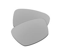 EZReplace Lenses Replacement for Oakley Crosslink Zero OX8076 56mm Sunglasses (Polarized Lenses) - Fits Oakley Crosslink Zero Frame (Metal Silver)