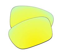 EZReplace Lenses Replacement for Oakley Double Edge OO9380 Sunglasses (Polarized Lenses) - Fits Oakley Double Edge Frame (Golden Yellow)