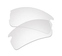 EZReplace Lenses Replacement for Oakley Flak XS OJ9005 Kids' Sunglasses(Non-Polarized Lenses) - Fits Oakley Flak XS Frame (Crystal Clear)
