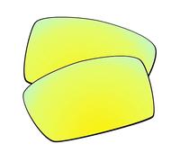 EZReplace Lenses Replacement for Oakley Gascan OO9014 Sunglasses (Non-Polarized Lenses) - Fits Oakley Gascan Frame (Golden Yellow)