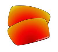 EZReplace Lenses Replacement for Oakley Gascan OO9014 Sunglasses (Polarized Lenses) - Fits Oakley Gascan Frame (Updated Polycarbonate Fire Red)