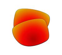 EZReplace Lenses Replacement for Oakley Gauge 8 L OO4124-62mm Sunglasses (Polarized Lenses) - Fits Oakley Gauge 8 L Frame (Fire Red)