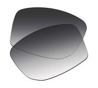 EZReplace Lenses Replacement for Oakley Gibston XL OO9470 62mm Sunglasses (Polarized Lenses) - Fits Oakley Gibston XL Frame (Grey Gradient)