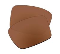EZReplace Lenses Replacement for Oakley Heliostat OO9231 Sunglasses (Polarized Lenses) - Fits Oakley Heliostat Frame (Maroon Brown)