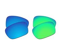 EZReplace Lenses Replacement for Oakley Portal X OO9460 Sunglasses (Polarized Lenses) - Fits Oakley Portal X Frame (Ice Blue+Spring Green)