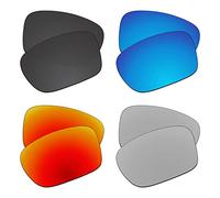EZReplace Lenses Replacement for Oakley Portal X OO9460 Sunglasses (Polarized Lenses) - Fits Oakley Portal X Frame (Carbon Black+Ice Blue+Fire Red+Metal Silver)
