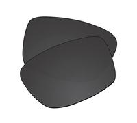 EZReplace Lenses Replacement for Oakley Square Wire 2 2014 OO4075 Sunglasses (Polarized Lenses) - Fits Oakley Square Wire 2 2014 Frame (Carbon Black)