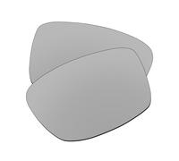 EZReplace Lenses Replacement for Oakley Square Wire 2 2014 OO4075 Sunglasses (Polarized Lenses) - Fits Oakley Square Wire 2 2014 Frame (Metal Silver)