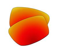 EZReplace Lenses Replacement for Oakley Square Wire 2 2014 OO4075 Sunglasses (Polarized Lenses) - Fits Oakley Square Wire 2 2014 Frame (Fire Red)