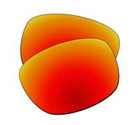 EZReplace Lenses Replacement for Oakley Ten X OO9128 Sunglasses (Polarized Lenses) - Fits Oakley Ten X Frame (Fire Red)