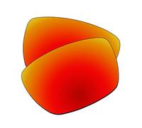 EZReplace Lenses Replacement for Oakley Tinfoil OO4083 Sunglasses (Polarized Lenses) - Fits Oakley Tinfoil Frame (Fire Red)