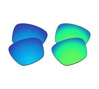 EZReplace Lenses Replacement for Oakley Wheel House OO9469 Sunglasses (Polarized Lenses) - Fits Oakley Wheel House Frame (Ice Blue+Spring Green)