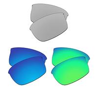 EZReplace Lenses Replacement for Oakley WireTap Sunglasses (Polarized Lenses) - Fits Oakley WireTap Frame (Metal Silver+Ice Blue+Spring Green)