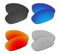 EZReplace Lenses Replacement for Oakley XS Fives Sunglasses (Polarized Lenses) - Fits Oakley XS Fives Frame (Metal Silver)