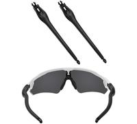 EZReplace Replacement Black Temple Arms for Oakley Radar EV Path OO9280/Radar EV Pitch OO9211/Radar EV Path Asian Fit OO9275 Sunglasses (Black)