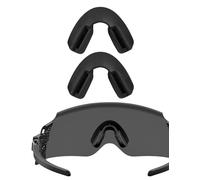 EZReplace Replacement Nose Pads for Oakley Kato OO9445M/Kato X OO9475/Encoder OO9471/Encoder Strike Vented OO9235/Encoder Low Bright Fit OO9472F/Re:SubZero OO9098 Sunglasses 2 Pairs (Black)