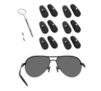 EZReplace Replacement Nose Pads Pieces for Oakley Conductor 6 OO4106/Conductor 8 OO4107/Wiretap 2.0 OX5152/Tincup OX3184/Wingback SQ OX5148 Sunglasses-6 Pairs