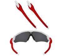 EZReplace Replacement White Temple Arms for Oakley Radar EV Path OO9280/Radar EV Pitch OO9211/Radar EV Path Asian Fit OO9275 Sunglasses (Red)