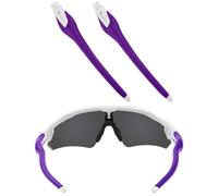 EZReplace Replacement White Temple Arms for Oakley Radar EV Path OO9280/Radar EV Pitch OO9211/Radar EV Path Asian Fit OO9275 Sunglasses (Purple)