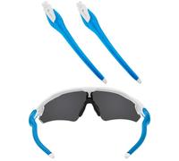 EZReplace Replacement White Temple Arms for Oakley Radar EV Path OO9280/Radar EV Pitch OO9211/Radar EV Path Asian Fit OO9275 Sunglasses (Sky Blue)