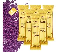 EZSKUUP Cat Litter Deodorizer, Unscented Litter Odour Eliminator, Effectively Eliminate Urine&Feces Odour, 0.44 lb x 6 Packs