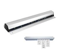 EzSyooAM Tab Grabber Aluminum Receipt Holder Duplicate Receipt Book Restaurant Order Grabber Kitchen Order Hanging Rack Bar for Catering Cafes Pubs Bars (12 inch)