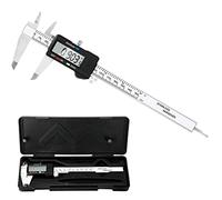 EZT IP54 Digital Calipers 6 Inch Micrometer Measuring Tool, Electronic Digital Caliper With Stainless Steel Body And IP54 Waterproof Protection Design, Auto Off Featured Vernier Caliper