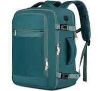 EZUOLA Carry On Backpack, 25l Travel Backpack for Women Flight Approved,Underseat Personal Item Travel Bag With Shoe Compartment, Laptop Backpack for Weekend Business College,Gifts,Green