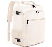 EZUOLA For Ryanair Cabin Bags for Women 40x20x25 Underseat Flight Bag Carry on Bags for Planes 20L Hand Luggage Rucksack Small Travel Backpack Cabin Size with USB Charging Port, Beige