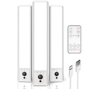 EZVALO Under Cabinet Kitchen Lights, 3 Pack Motion Sensor Lights
